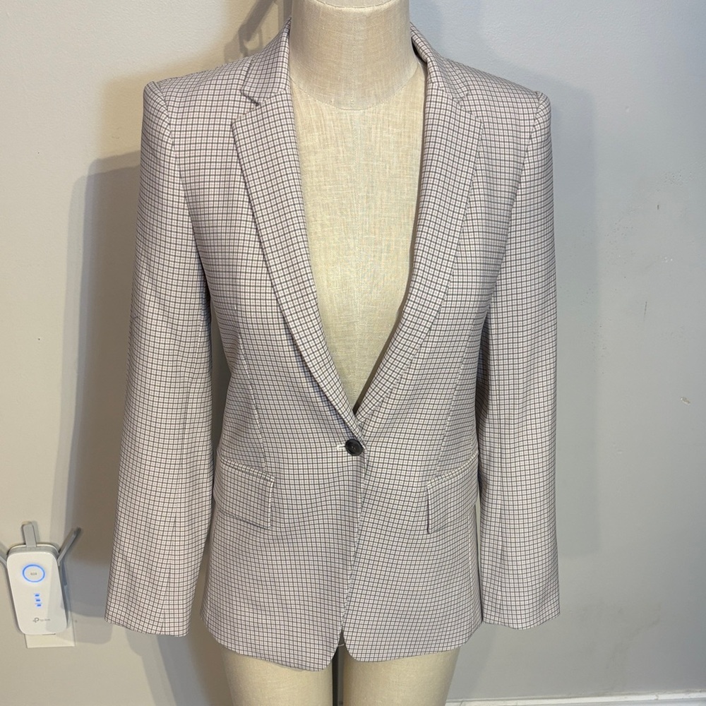 Club Monaco Light lilac, grey and white Blazer NWT size 0